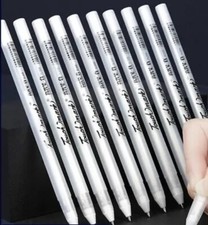 Touch Mark White Gold Silver For Art Black Paper 0.8mm Fine Point Gel Pens Gift