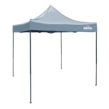 Dellonda DG129 Premium 2x2m Pop-Up Gazebo W. Resistant Garden Cover Shelter Grey