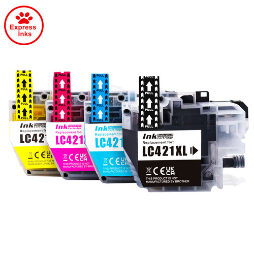 Ink cartridge lc421xl fits - lc421xl,