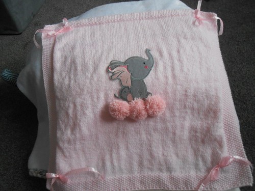 Hand knitted pink - knitted,