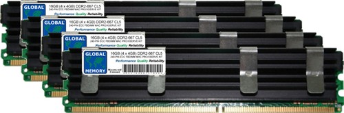 16gb 4x4gb ddr2 667mhz - 16gb,