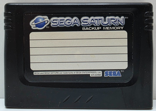 Sega saturn backup - saturn,