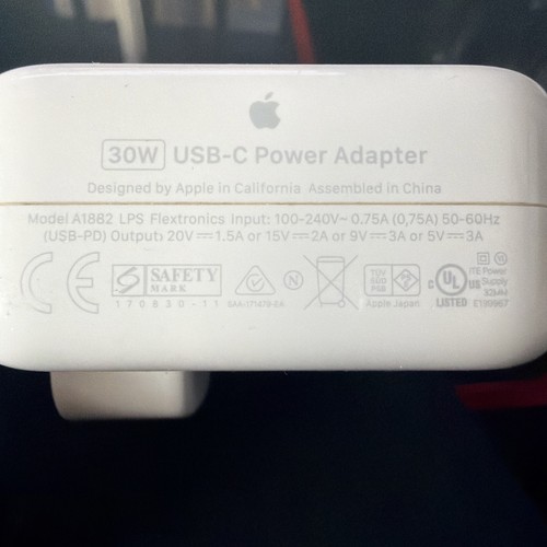 Apple macbook 30w usb - usb-c, power