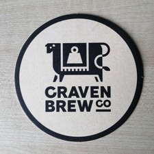 CRAVEN BREW CO BEER MAT