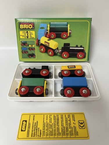 Vintage brio wooden - wooden, train