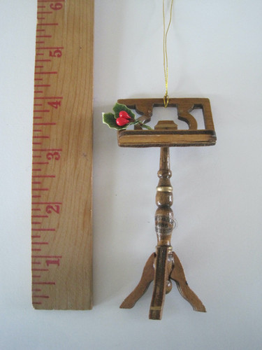Wood music stand ornament - stand,