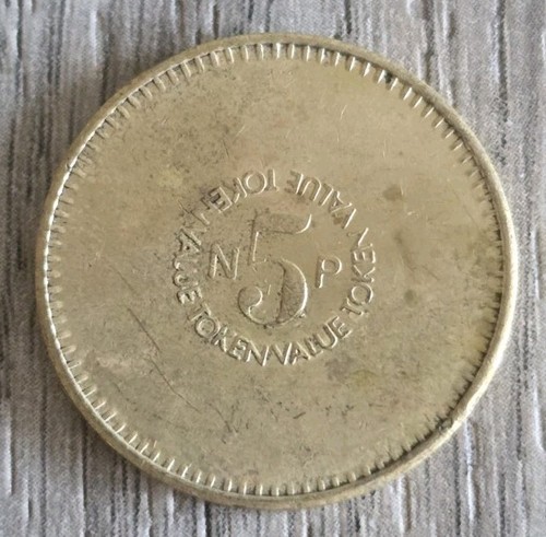 Vending only token value - value, 5p