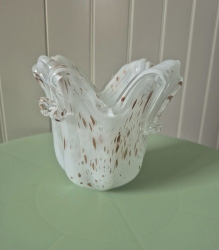 Italian art glass handkerchief - italian,