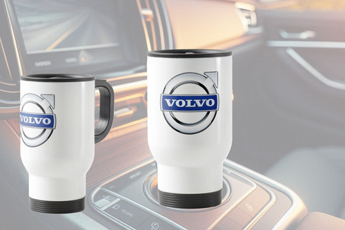 Volvo travel car van mug - volvo,