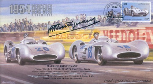 1954c mercedes benz - benz, reims