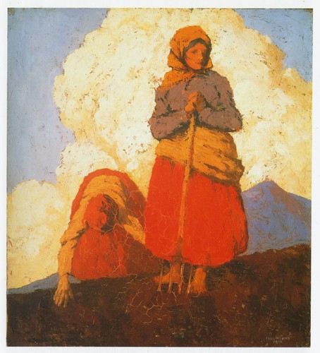 Women potato diggers - diggers, achill