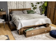 Double storage bed - bed, drawers