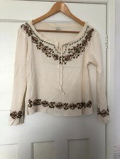 Womens top vintage hippy gypsy