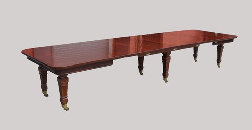 Antique extending dining - extending,