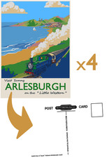 SET OF 4 postcards
