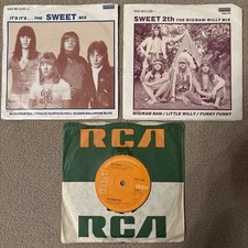 The Sweet - Sweet 2th - The Wigwam-Willy Mix - Sweet Mix - Blockbuster 4 x 7”