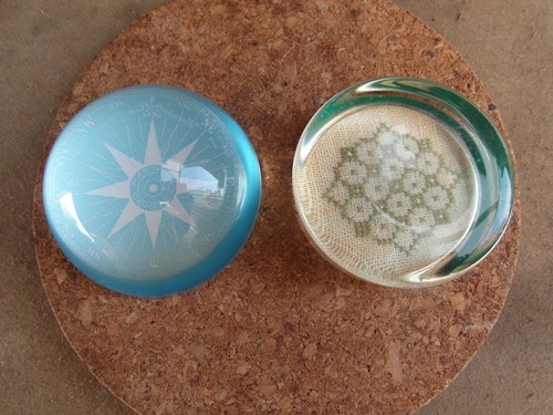 Vintage glass paperweights - vintage,