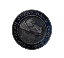 VTG NORTHERN GREAT DANE DOG CLUB BADGE
