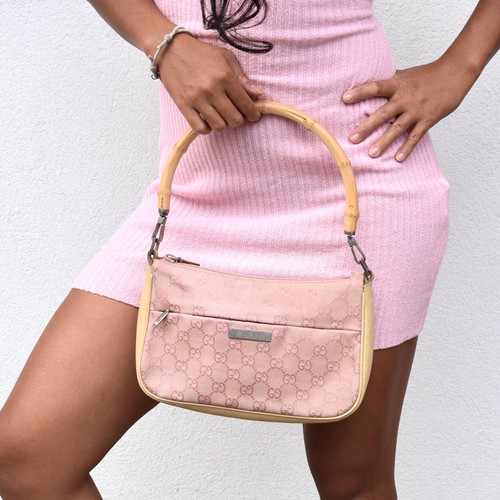 Vintage pink gucci - vintage, bamboo