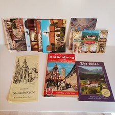 Lot Of German Postcards Travel Guide Weis Church & Rothenburg 11 Pieces