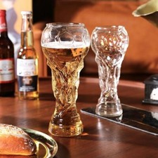 Football Trophy Beer Glass Cup