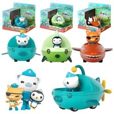 Original Octonauts Pull Back Car Child Aircraft Mini Alloy Action Figures Kids