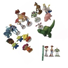 toy story 4 mega figure play set 16 figures disney pixar cake toppers woody buzz