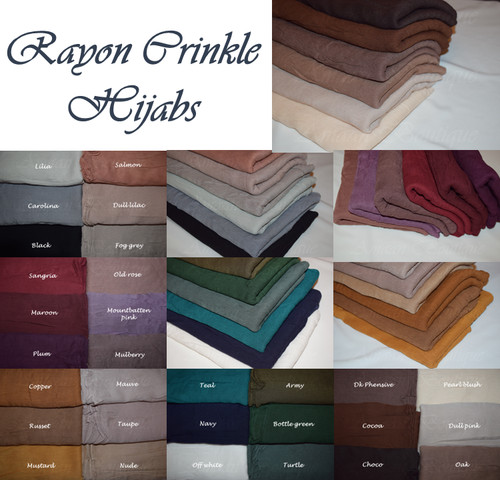 Premium quality rayon crinkle - quality,