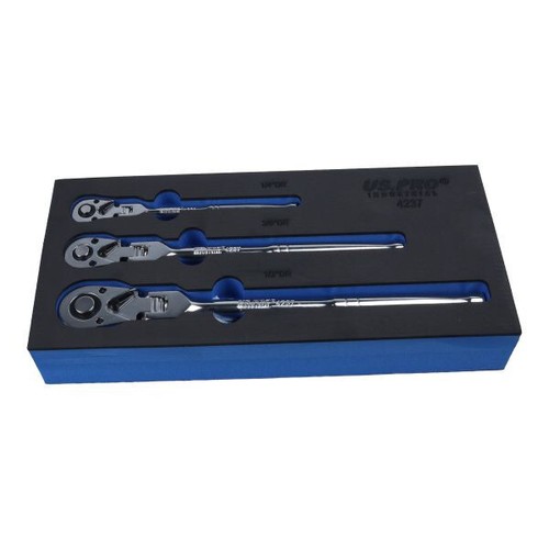 Pro 3pc flex head ratchet - us,