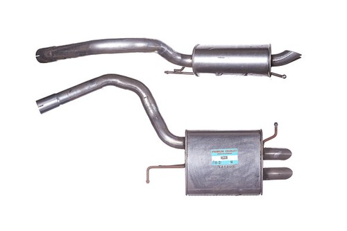 Exhaust silencer tail - exhaust, pipe