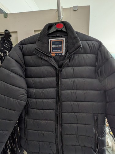 Soulcal mens black puffer - soulcal&co,