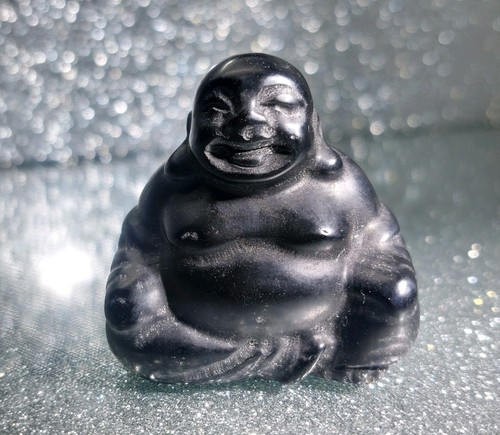 Small black obsidian - small,