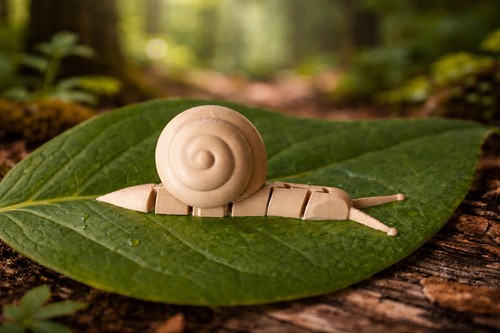 Printed articulated snail - articulated,