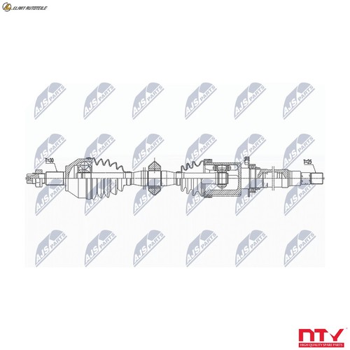 Driveshaft npw 014 for - for, alfa