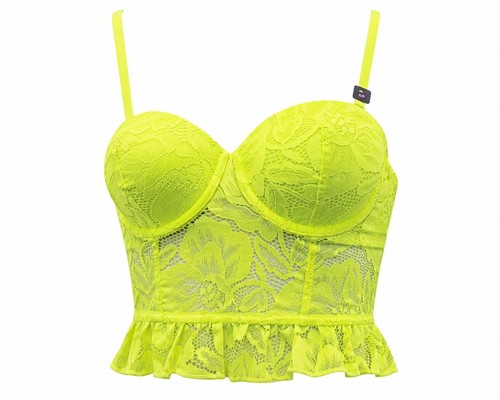 Senza neon yellow - senza, lace