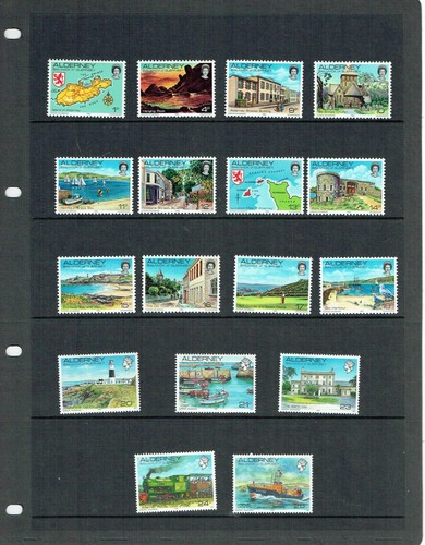 Alderney stamps fdc - alderney,