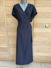 Phase Eight Navy Liv Wrap Midi