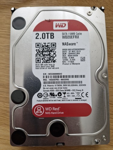 Red 2tb wd20efrx - wd,