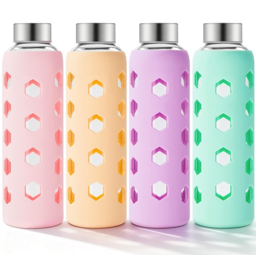 Mrsdry glass water bottles - water,
