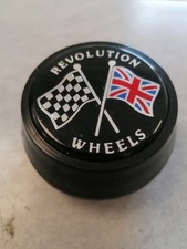 GOOD USED GENUINE REVOLUTION ALLOY WHEEL CENTER CENTRE CAP