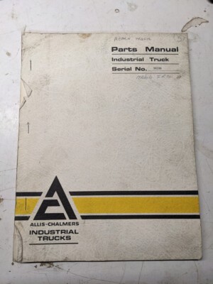 Allis chalmers fork lift truck - allis,