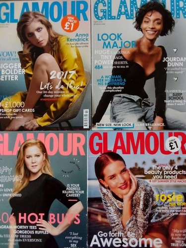 Glamour magazines 2017 - 4x,
