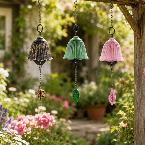 Wind chime metal cast - wind, iron