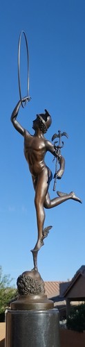Flying mercury bronze - flying,