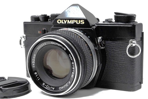 Olympus black 35mm slr - olympus,