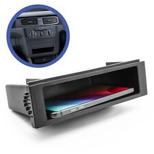 Car Radio Faceplate Universal 1 din Storage Compartment Slot Blind Shaft