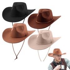 Texan Cowgirl Cowboy Hat Wild West Hen Stag Adult Fancy Dress Mens Women