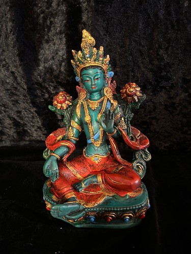 Green tara resin statue cm - tara,