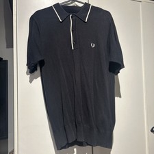 Fred Perry Knitted Polo Shirt