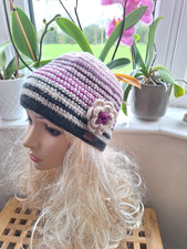 Kusan Purple & Multi Striped